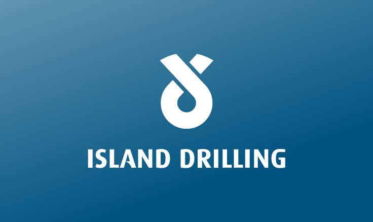Island drilling logo